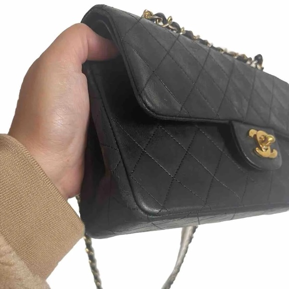 🖤 SALE!!Authentic Vintage small Chanel double flap - Picture 13 of 16